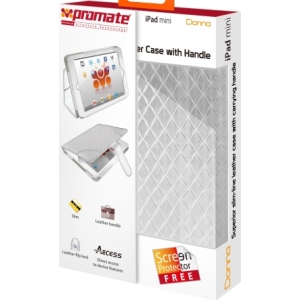 7161815415441 | Promate White Donna Slim line leather case - product image