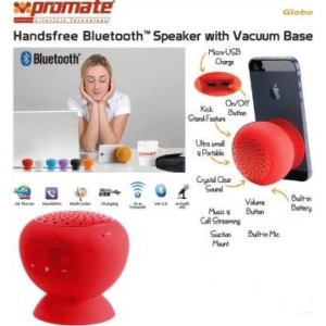 6959144010007 | Promate Red Globo 2 Portable Bluetooth Speaker - product image