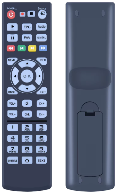 JX8030AREMOTE | UniQue Polar JX8030A TV Remote Control - product image