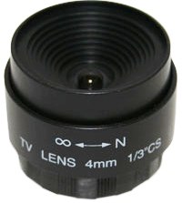 LF04A | Securnix Lens 4MM Fixed