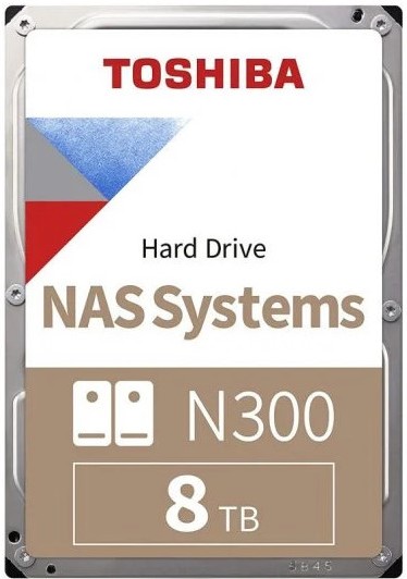 HDWG780EZSTAU | Toshiba N300 8TB NAS Internal SATA Hard Drive - product image
