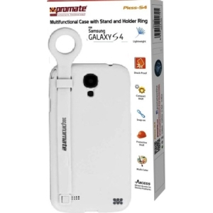 6959144001814-W | Promate White Pless Samsung Galaxy S4 Multifunctional Case - product image