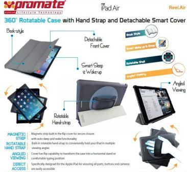 6959144005348 | Promate Reel Air -360˚ Rotatable Case - product image