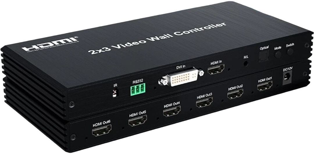 UQ-HVWC2X3 | UniQue 2x3 HDMI Video Wall Controller - product image