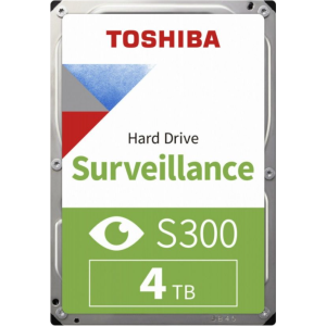 HDKPB08Z0A02S | Toshiba S300 3.5 Inch 4TB Surveillance SATA Hard Drive - product image