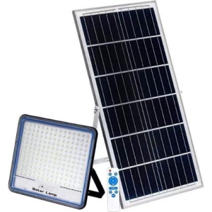 SOL-JTBS600WTYTZ | Solarix Jortam 600w ABS Solar Flood Lamp With Solar Panel - product image