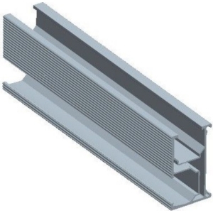 SOLPNSFST00004 | Solarix 4.3m D Rail For Solar Panel Mounting - product image