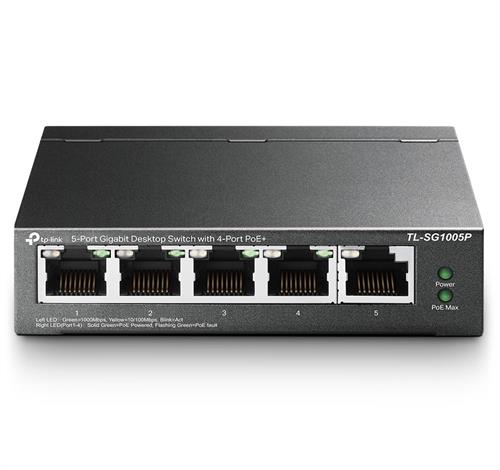 TL-SG1005P | TP Link 5-Port Gigabit Desktop Switch - product image
