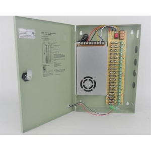 TR-712 | Securnix 12VDC 20Amp 18 Channel CCTV power supplies Box - product image