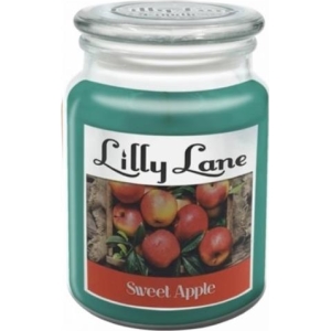 UKLL28 | Lilly Lane Sweet Apple Scented Candle Large Lidded Mason - product image