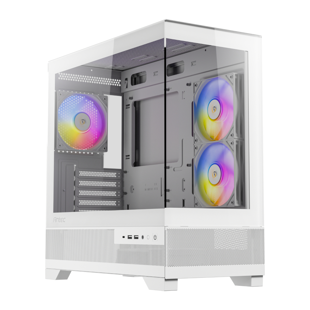 Antec CX500M Micro-ATX | ITX RGB Mini-Tower Gaming Chassis Type-C - White (CX500M W) – product image