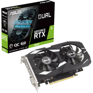ASUS Nvidia GeForce RTX 3050 Dual OC 6G Graphic Card (DUAL-RTX3050-O6G) – product image