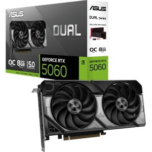 ASUS Dual GeForce RTX 5060 OC Edition 8GB GDDR7 Graphics Card (DUAL-RTX5060-O8G) – product image