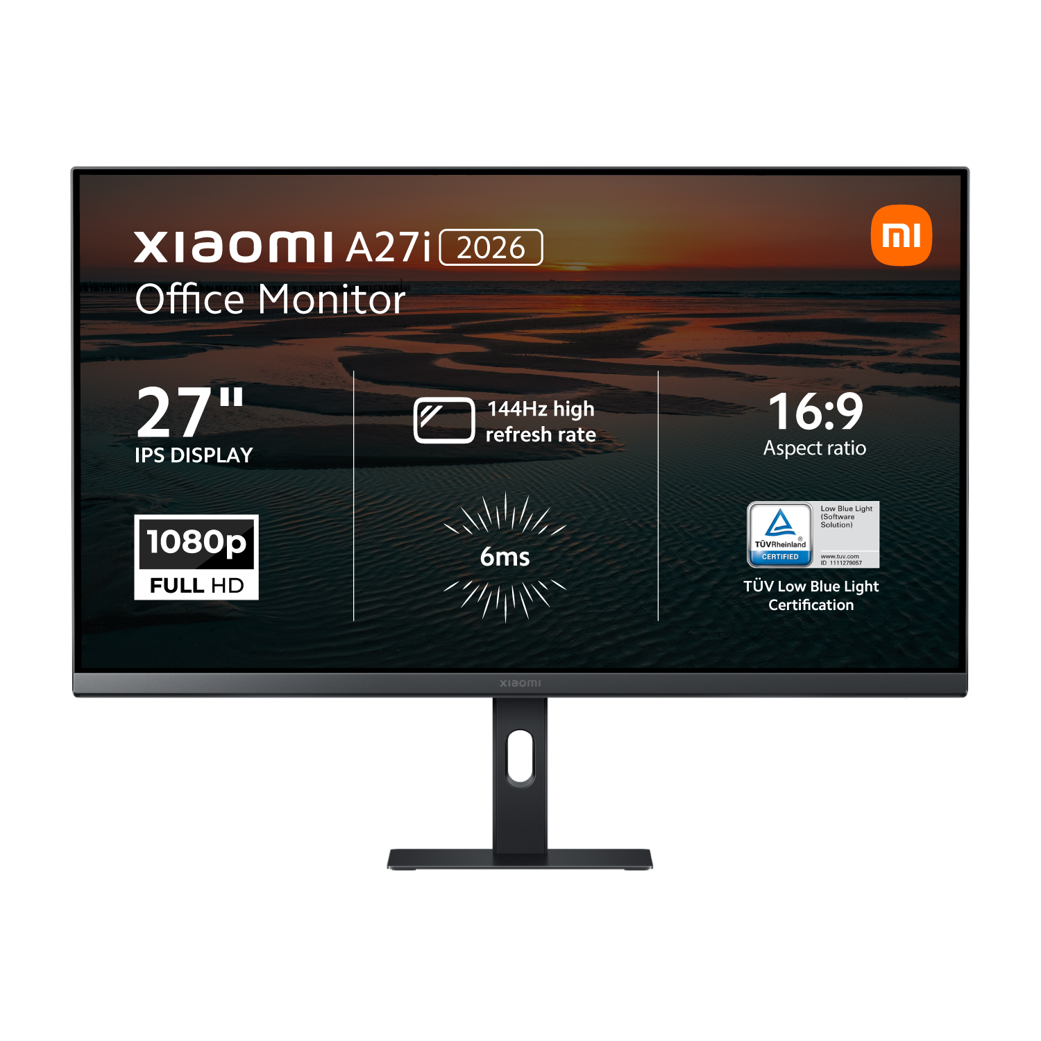 Xiaomi A27i 2026 27″ 144Hz Full HD 1080P IPS Office Monitor (ELA6410EU) – product image