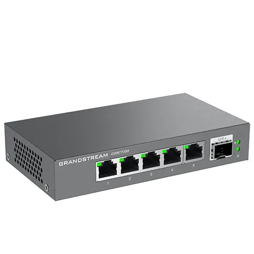 GRANDSTREAM ENTERPRISE 5 PORT UNMANAGED 2.5G SWITCH | GWN7700M - Image 2