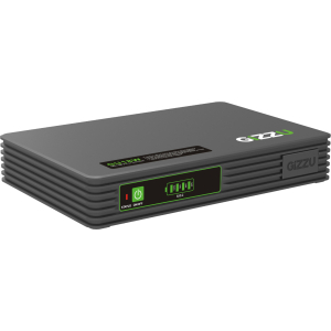 Gizzu SURF Simple 18W 55Wh LiFePO4 MINI DC UPS - Black (GU18W) – product image