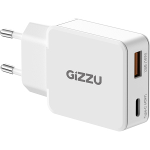 Gizzu 2-Port 45W GaN Wall Charger (GWCCU45W) – product image