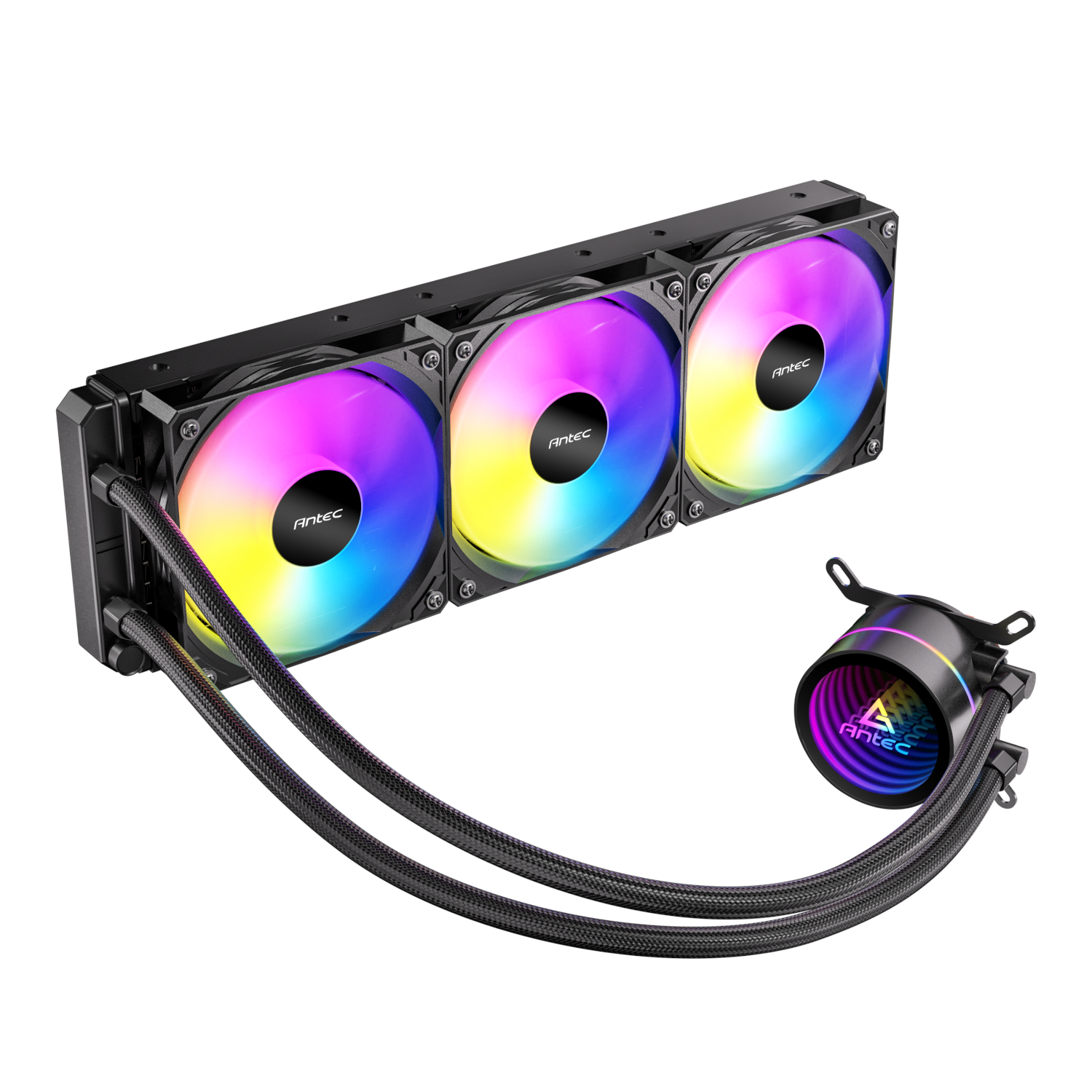 Antec Luna 360 ARGB CPU Liquid Cooler - Black (LUNA 360 ARGB) – product image
