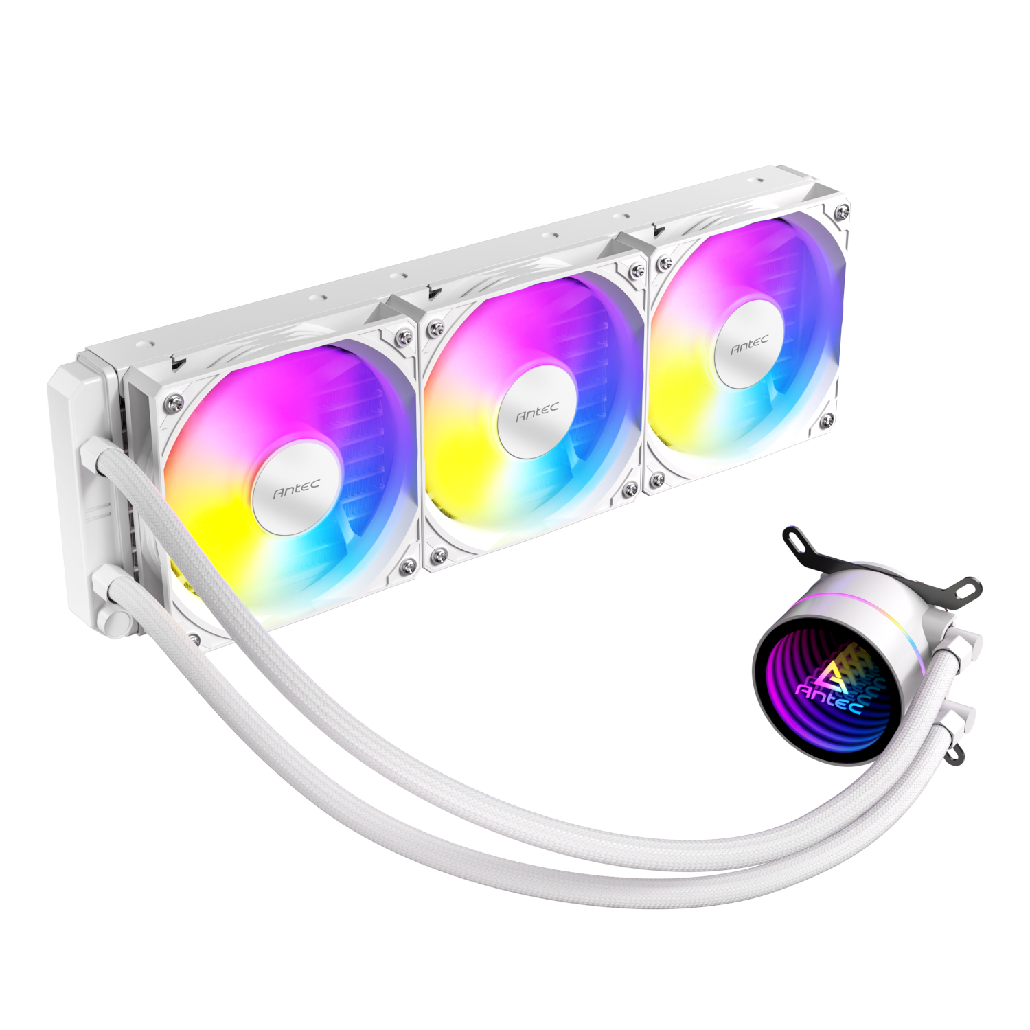 Antec Luna 360 ARGB CPU Liquid Cooler - White (LUNA 360 ARGB W) – product image