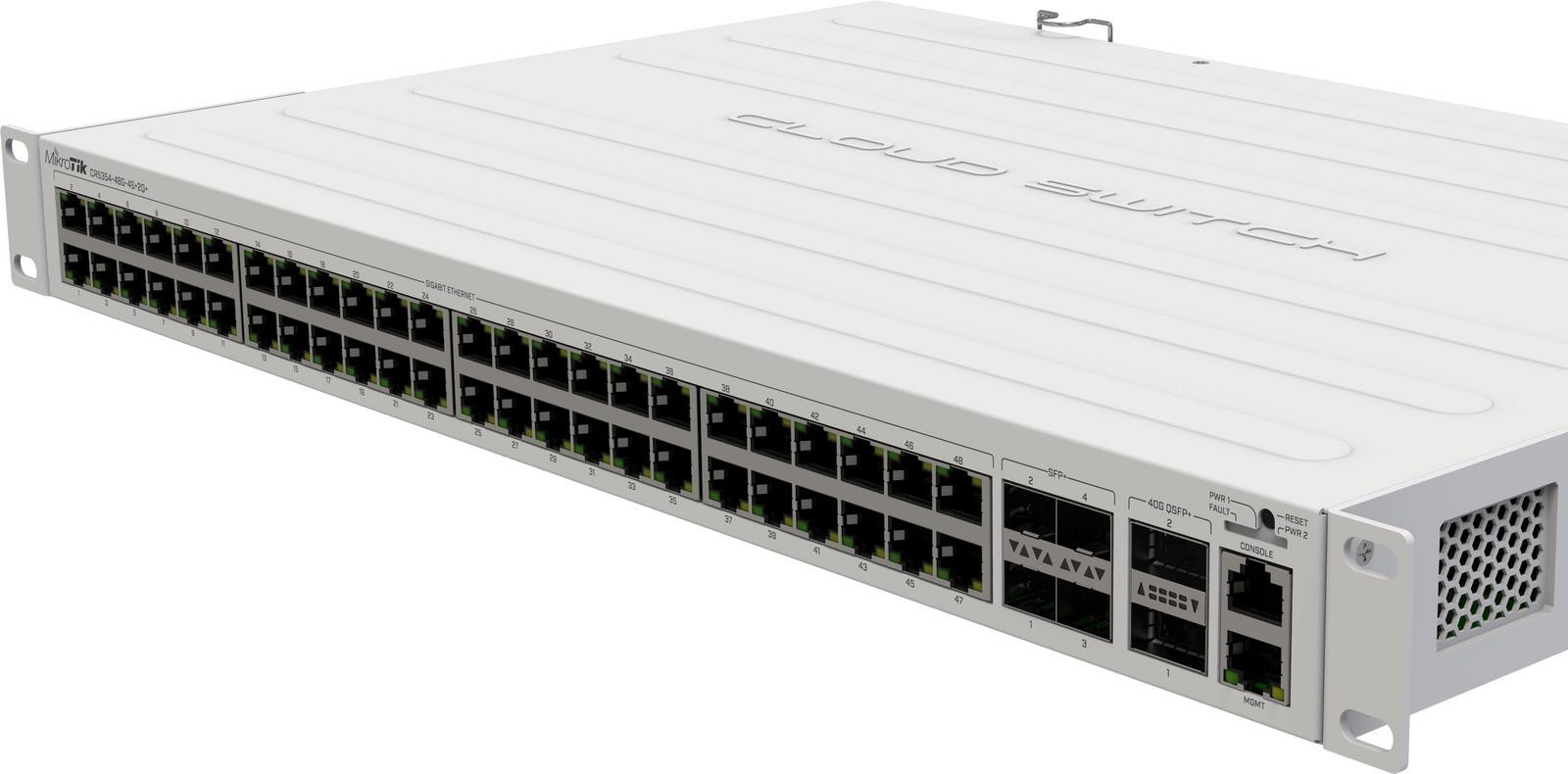 MIKROTIK CRS354-48P-4S+2Q+RM - 750W, 48 POE 1GB, 4X SFP+, 2X QSFP+ - Image 3