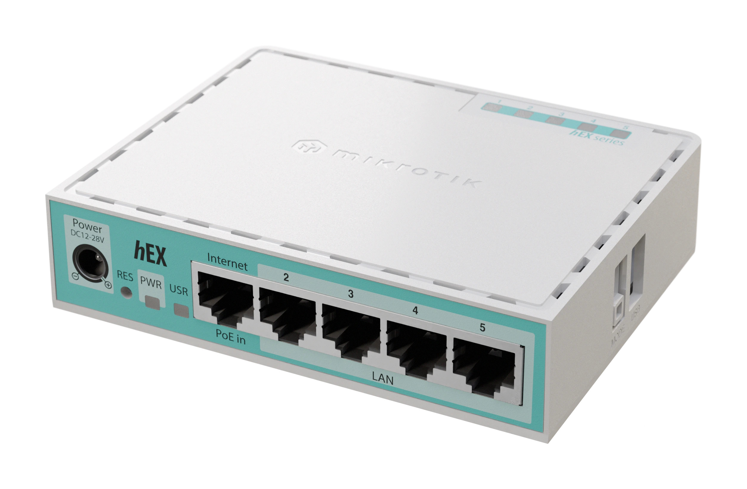 MIKROTIK HEX (E50UG) - DESKTOP ROUTER WITH 5 GB AND 1 USB PORT - Image 2