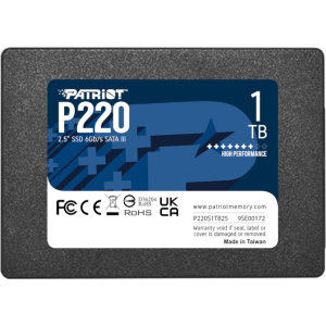 Patriot P220 1TB 2.5" SSD (P220S1TB25) – product image