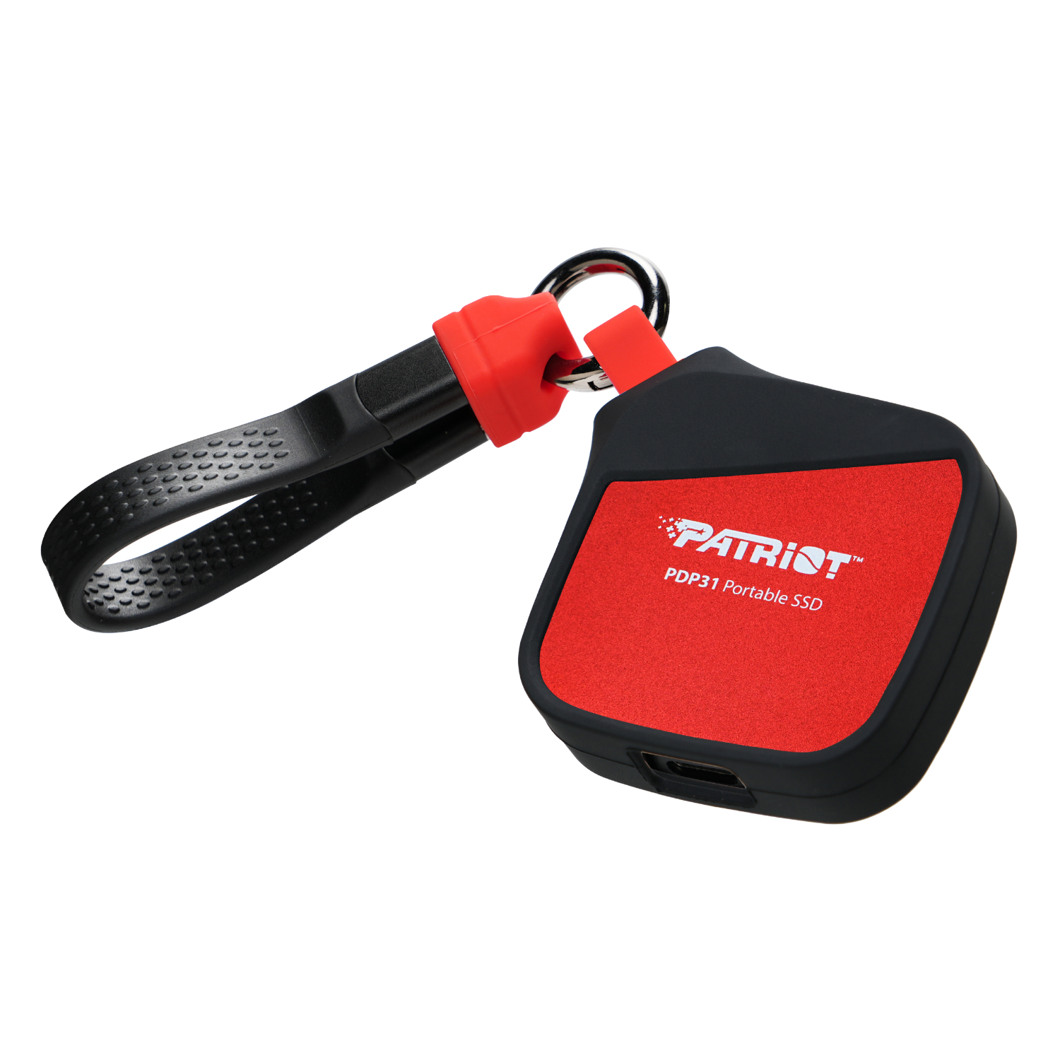 Patriot PDP31 500GB Type-C Portable SSD - Red / Black (PDP31500G23UCK) – product image