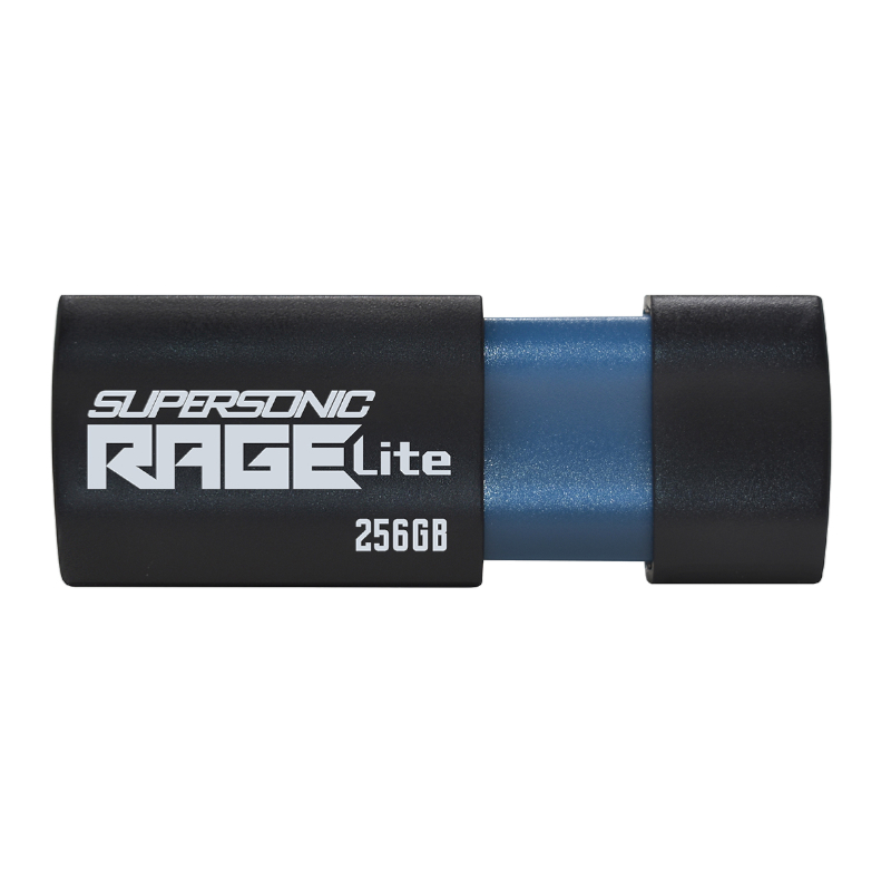Patriot Rage Lite 256GB USB3.2 Flash Drive - Black (PEF256GRLB32U) – product image