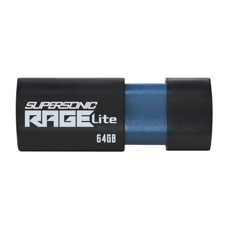 Patriot Rage Lite 64GB USB3.2 Flash Drive - Black (PEF64GRLB32U) – product image