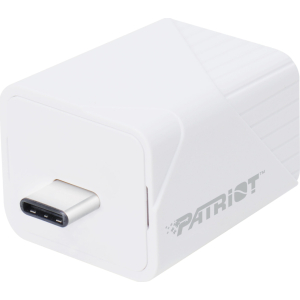 Patriot iLuxe Cube 128GB Type-C Smart Backup Solution - White (PI128GCUW30C) – product image
