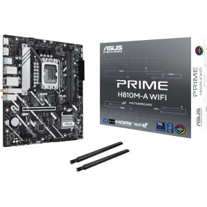 Asus PRIME H810M-A WIFI LGA1851 Micro ATX Motherboard (PRIME H810M-AWIFI) – product image
