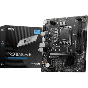 MSI B760M-E PRO DDR5 LGA1700 M-ATX Motherboard (PROB760M-EDDR5) – product image