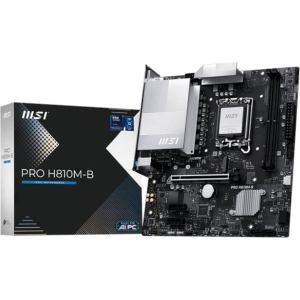 MSI H810M-B PRO LGA1851 M-ATX DDR5 Motherboard (PROH810M-B) – product image