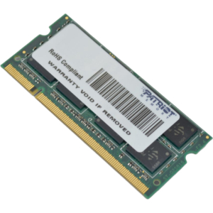 Patriot Signature Line 2GB 800MHz DDR2 Dual Rank SODIMM Notebook Memory (PSD22G8002S) – product image