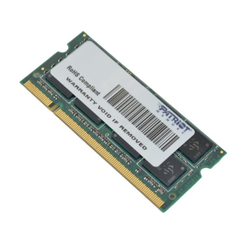 Patriot Signature Line 2GB 800MHz DDR2 Dual Rank SODIMM Notebook Memory (PSD22G8002S) – product image