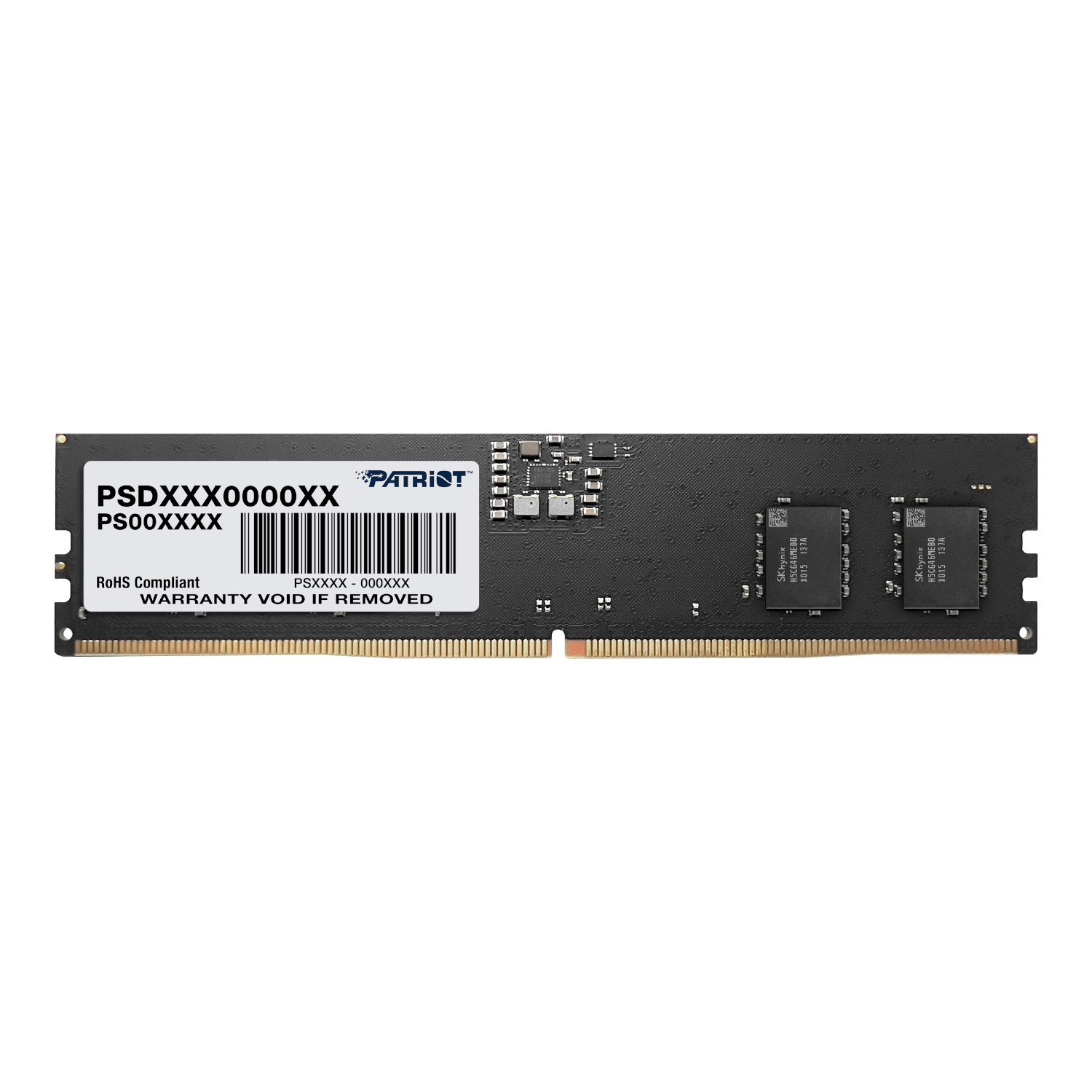 Patriot Signature Line 8GB 5600MHz DDR5 UDIMM Desktop Memory (PSD58G560082) – product image