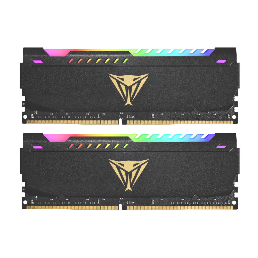 Patriot Vipersteel 32GB KIT (2x16GB) 3600MHz DDR4 Desktop Gaming Memory RGB (PVSR432G360C8K) – product image