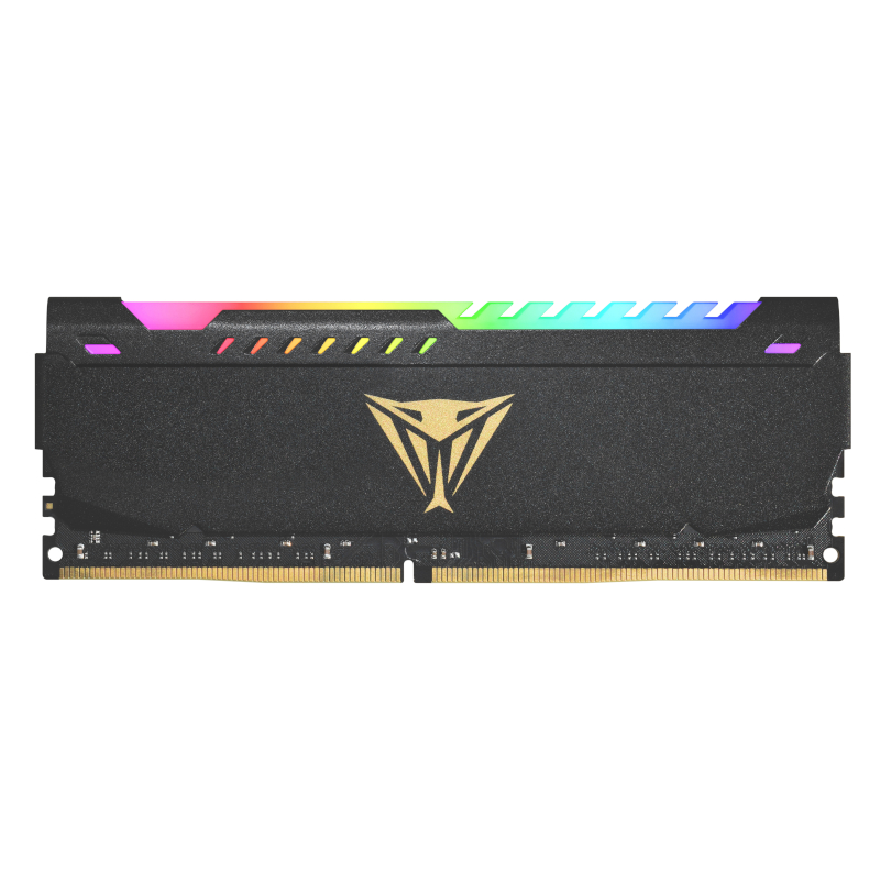 Patriot Vipersteel 8GB 3600MHz DDR4 Desktop Gaming Memory RGB (PVSR48G360C0) – product image