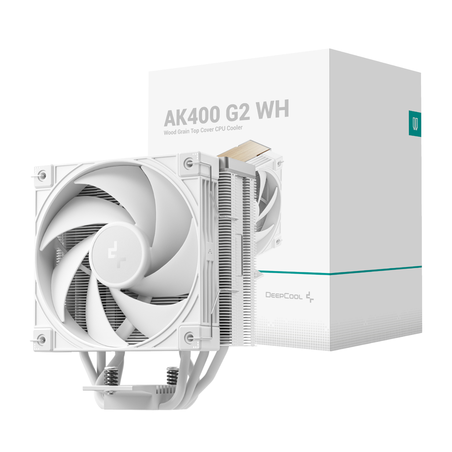 DeepCool AK400 G2 120mm CPU Air Cooler – White (R-AK400G2-WHNNMN-GJD) – product image