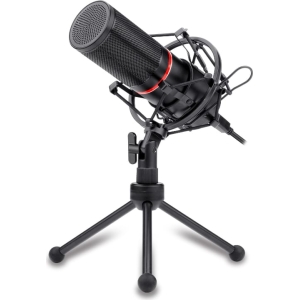REDRAGON BLAZAR Cardioid USB Gaming Mic and Tripod - Black (RD-GM300) – product image