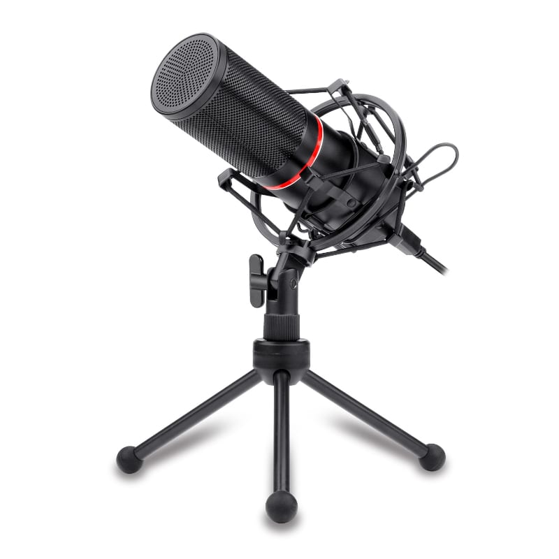 REDRAGON BLAZAR Cardioid USB Gaming Mic and Tripod - Black (RD-GM300) – product image