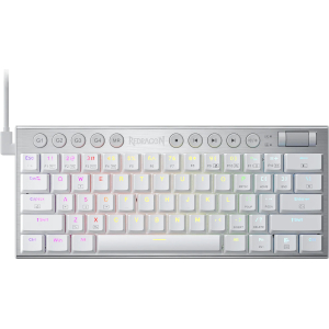 Redragon K632 HORUS Mini 60% RGB Wired Gaming Keyboard – White (RD-K632W-RGB) – product image