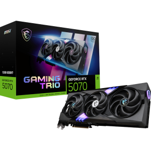 MSI GeForce RTX 5070 GAMING TRIO OC 12GB Graphics Card – Black (RTX5070GAMINGTRIOOC12GB) – product image