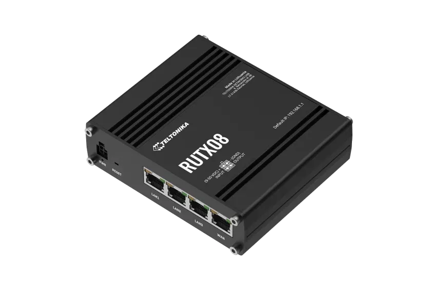 TELTONIKA 4-PORT INDUSTRIAL ETHERNET ROUTER | RUTX08 - Image 2