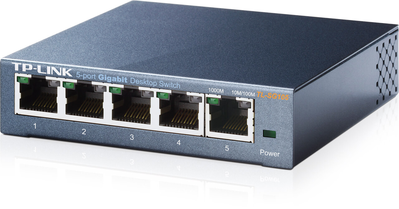 TP-LINK 5-PORT 10/100/1000MBPS DESKTOP SWITCH | TL-SG105 - Image 3