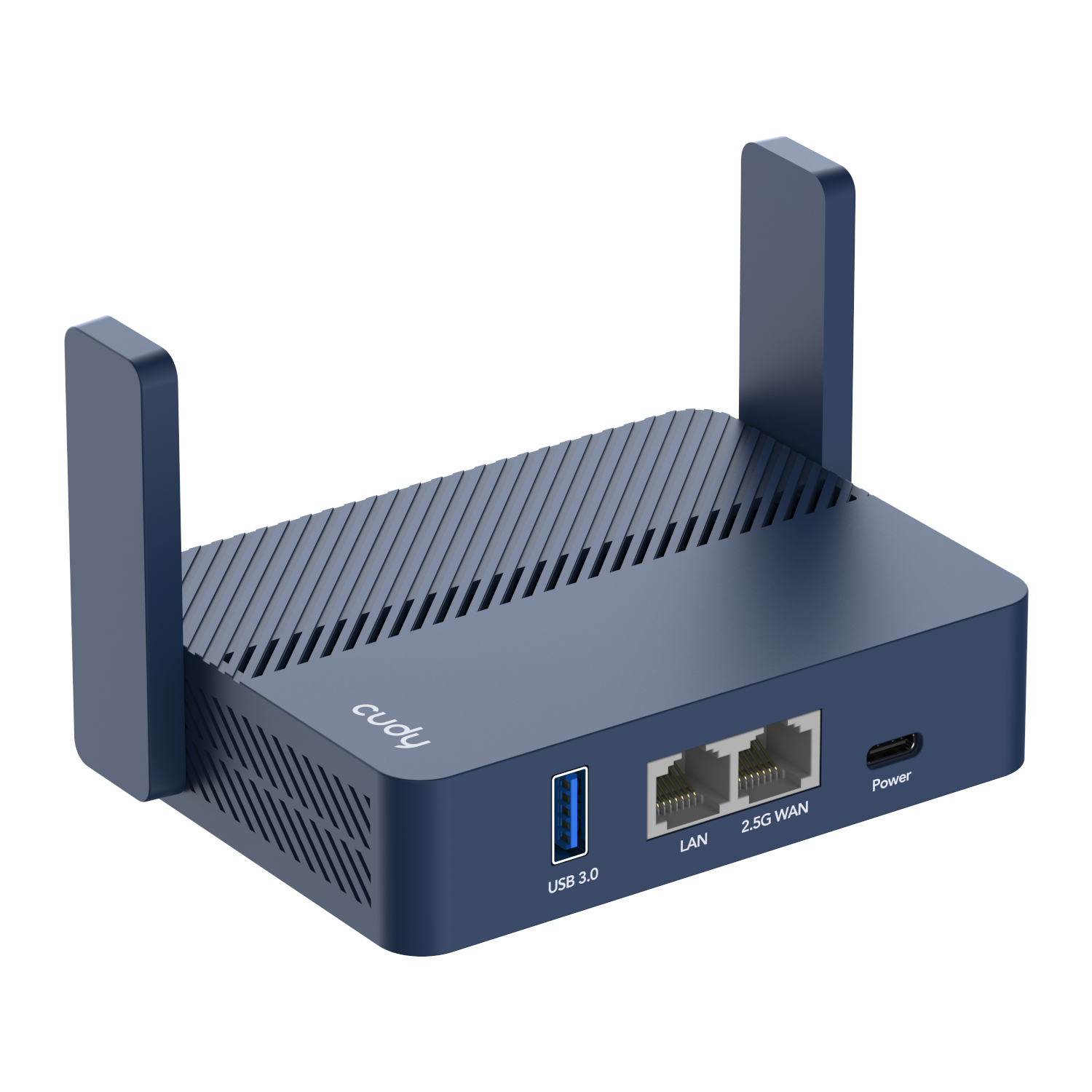Cudy AX3000 2.5G Wi-Fi 6 Mini VPN Travel Router - Navy Blue (TR3000) – product image