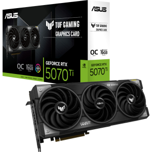 Asus TUF Gaming GeForce RTX 5070 Ti 16GB GDDR7 OC Graphics Card (TUF-RTX5070TI-O16G-GAMING) – product image