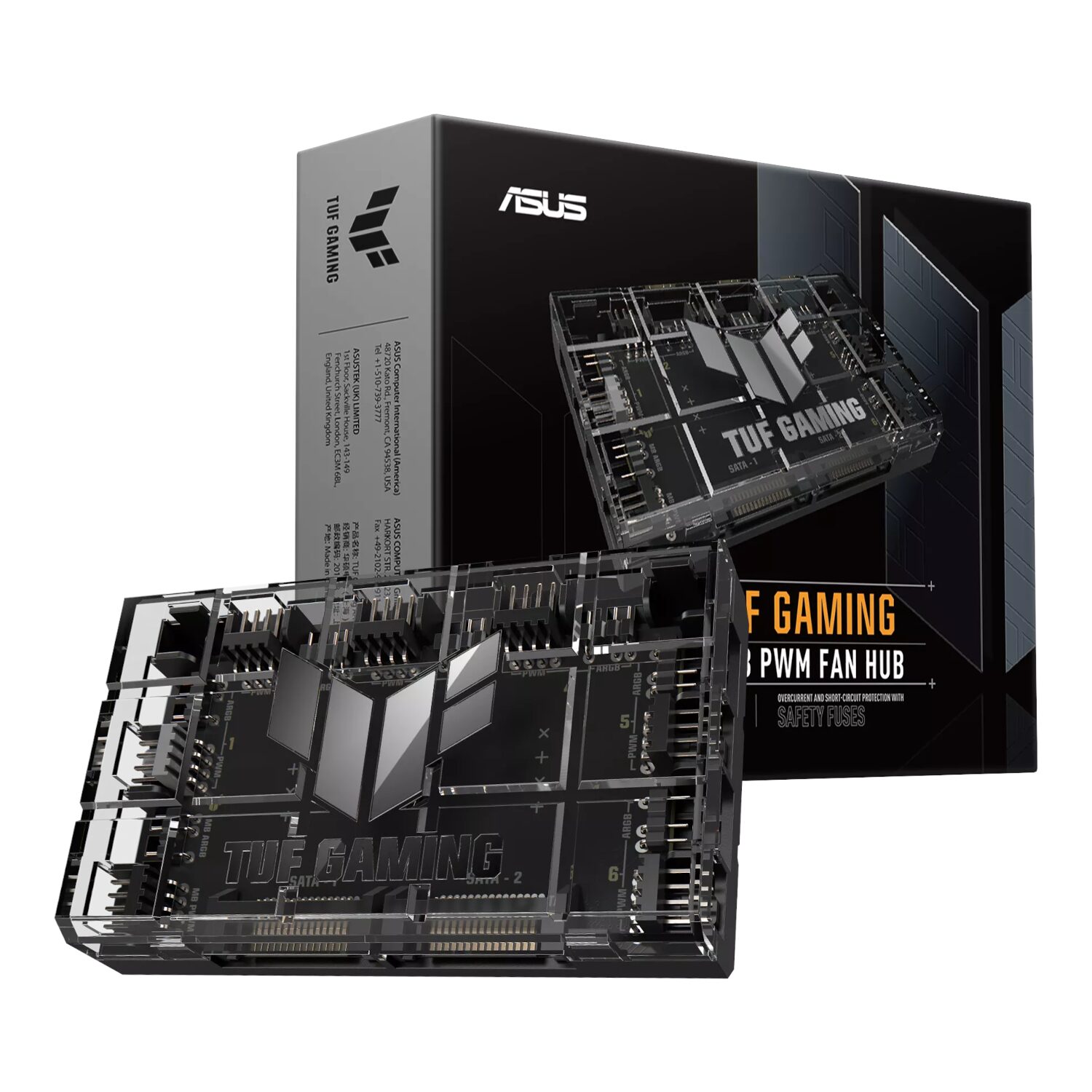 Asus TUF Gaming ARGB PWM Fan Hub (TUFGAMINGARGBPWMFANHUB) – product image
