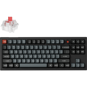 Keychron V3 Ultra 80% 8K Red Switch Hot-Swap RGB Wireless Keyboard - Black (V3U-D1) – product image