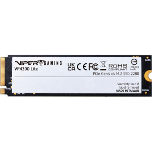 Patriot Viper VP4300 Lite 2TB Gen 4 M.2 PCIe NVMe SSD (VP4300L2TBM28H) – product image